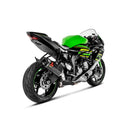 KAWASAKI ZX-6R - (2024-2026) Akrapovic Carbon Silencer Slip-On Kit - Race Removable Baffle