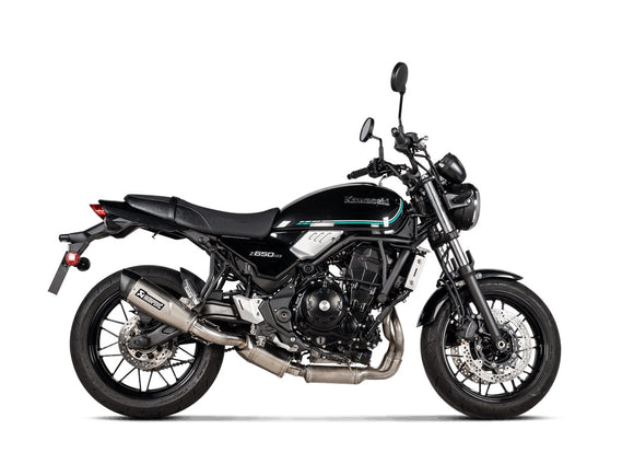 KAWASAKI Z650 RS - (2021-2024) Akrapovic Titanium Silencer Slip-On Kit - Road Legal