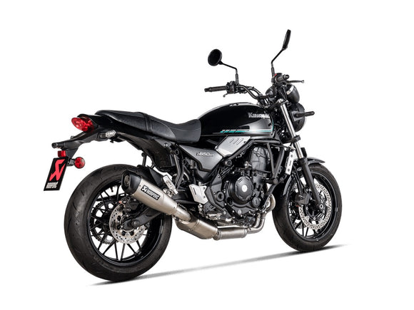 KAWASAKI Z650 RS - (2021-2024) Akrapovic Titanium Silencer Slip-On Kit - Road Legal
