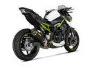 KAWASAKI Z900 - (2020-2024) Akrapovic Carbon Silencer Slip-On Kit - Hexagonal - Road Legal - A2 Models Only