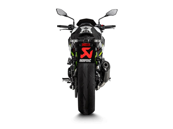 KAWASAKI Z900 - (2020-2024) Akrapovic Carbon Silencer Slip-On Kit - Hexagonal - Road Legal - A2 Models Only