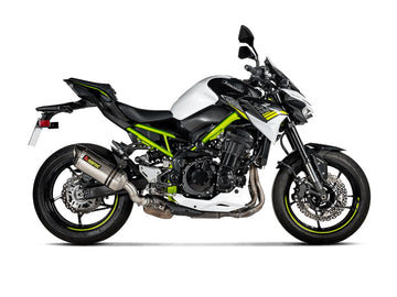 KAWASAKI Z900 - (2017-2019) Akrapovic Titanium Silencer Slip-On Kit - Hexagonal - Road Legal