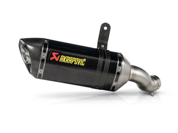 KAWASAKI Z900 - (2025-2026) Akrapovic Carbon Silencer Slip-On Kit - Hexagonal - Road Legal