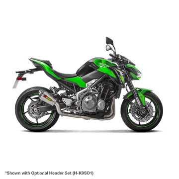 KAWASAKI Z900 - (2017-2019) Akrapovic Titanium Silencer Slip-On Kit - ASZ Style - Race Optional Baffle Available