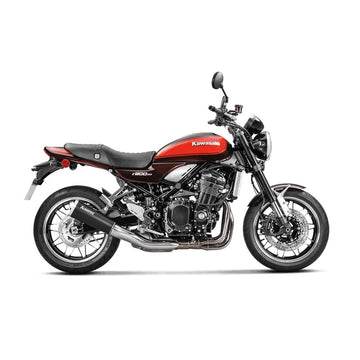 KAWASAKI Z900 RS / Cafe - (2018-2024) Akrapovic Titanium Silencer Slip-On Kit - Black  - Road Legal