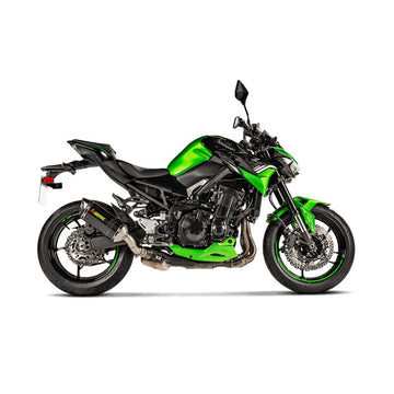 KAWASAKI Z900 - (2020-2024) Akrapovic Carbon Silencer Slip-On Kit - Hexagonal - Road Legal
