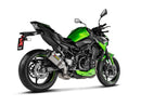 KAWASAKI Z900 - (2020-2024) Akrapovic Titanium Silencer Slip-On Kit - Hexagonal - Road Legal