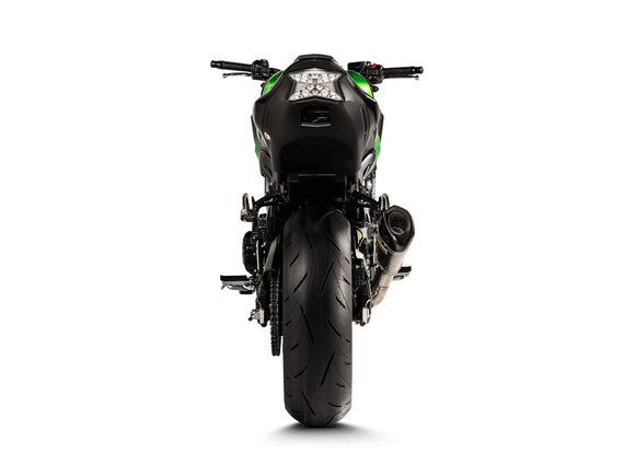 KAWASAKI Z900 - (2020-2024) Akrapovic Titanium Silencer Slip-On Kit - ASZ Style - Race Optional Baffle Available