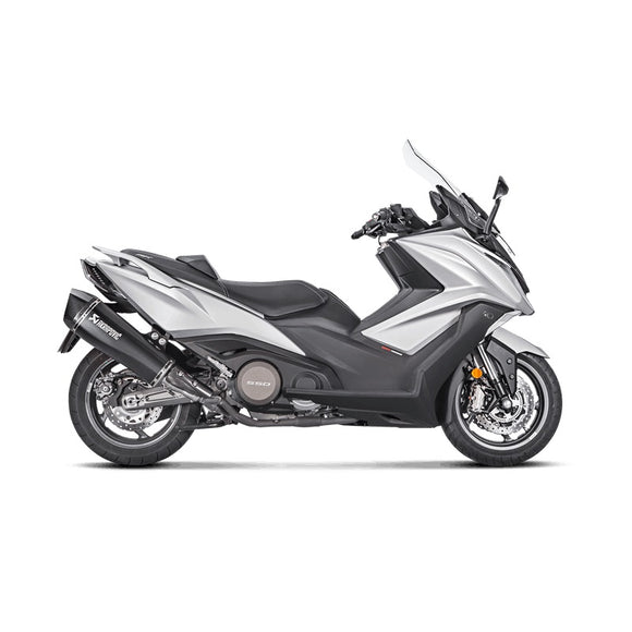 KYMCO AK550 - (2017-2023) Akrapovic SP Titanium Slip-On Kit - Road Legal