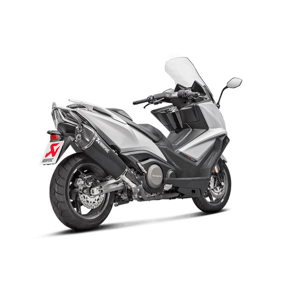 KYMCO AK550 - (2017-2023) Akrapovic SP Titanium Slip-On Kit - Road Legal
