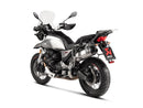 MOTO GUZZI V85 TT / Strada / Travel (850cc) - (2019-2024) Akrapovic Titanium Silencer Slip-On Kit - Road legal