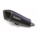 GILERA Fuoco 500 - (2007-2023) Akrapovic SP Titanium Slip-On Kit - Satin Black - Road Legal Removable Baffle