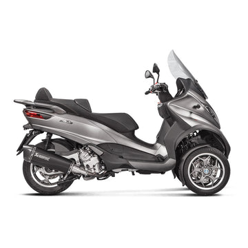 PIAGGIO MP3 500 / LT - (2017-2023) Akrapovic SP Titanium Slip-On Kit - Road Legal  Baffle