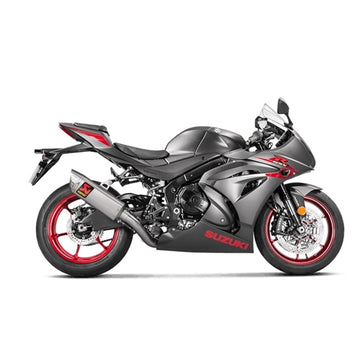 SUZUKI GSX-R1000 - (2017-2022) Akrapovic Titanium Silencer Complete Stainless 4-2-1 System - Hexagonal - Race Removable Baffle
