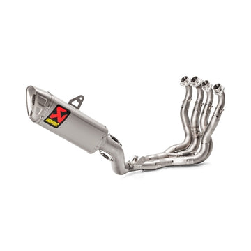 SUZUKI GSX-R1000 - (2017-2022) Akrapovic Titanium Silencer Complete Stainless 4-2-1 System - Hexagonal - Race Removable Baffle