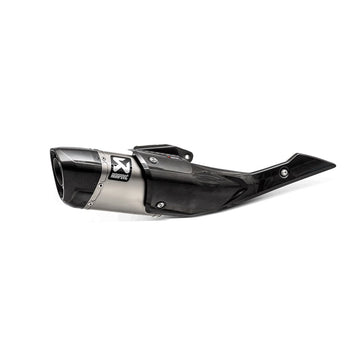 SUZUKI Katana (1000cc) - (2019-2020) Akrapovic Titanium Silencer Slip-On Kit - With Carbon Heatshield - Road Legal
