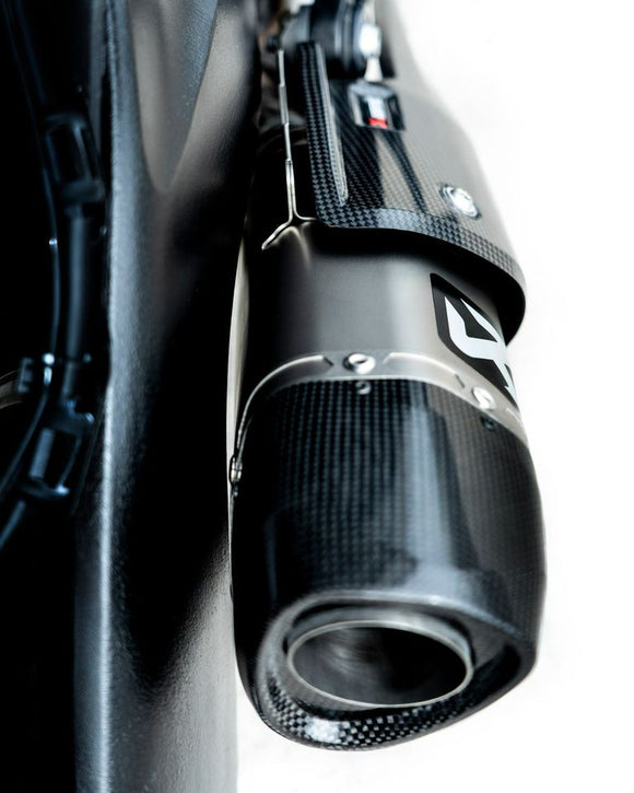 SUZUKI GSX-S1000 - (2015-2020) Akrapovic Titanium Silencer Slip-On Kit - With Carbon Heatshield - Road Legal