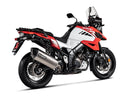 SUZUKI V-Strom 1050 (All Models) - (2020-2025) Akrapovic Titanium Silencer Slip-On Kit - Road Legal
