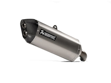 SUZUKI V-Strom 1000 - (2017-2020) Akrapovic Titanium Silencer Slip-On Kit - Road Legal