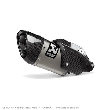 SUZUKI Katana (1000cc) - (2021-2025) Akrapovic Titanium Silencer Slip-On Kit - With Carbon Heatshield - Road Legal