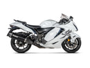 SUZUKI GSX1300R Hayabusa - (2021-2026) Akrapovic Titanium Silencer Slip-on Kit - Twin Black - Road Legal