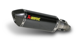SUZUKI GSX-R750 - (2011-2018) Akrapovic Carbon Silencer Slip-On Kit - Hexagonal - Road Legal Removable Baffle