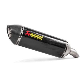 SUZUKI GSX-S750 - (2017-2022) Akrapovic Carbon Silencer Slip-On Kit - Hexagonal - Road Legal