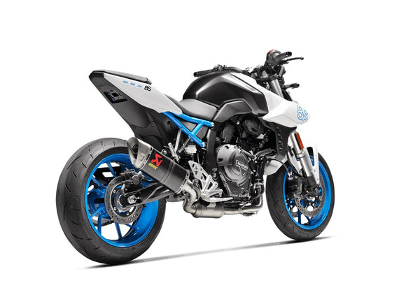 SUZUKI GSX-8S - (2023-2024) Akrapovic Carbon Silencer 2-1 Full System - Race Removable Baffle