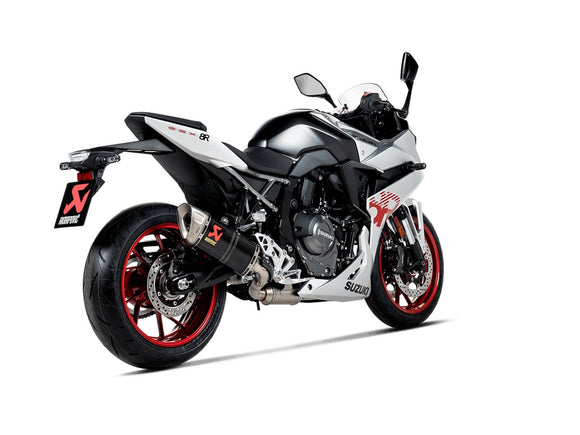 SUZUKI GSX-8S - (2023-2026) Akrapovic Carbon Silencer 2-1 Full System - Race Removable Baffle