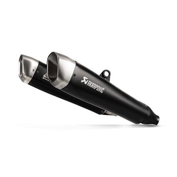 TRIUMPH Speed Twin - (2019-2020) Akrapovic Titanium Twin Silencer Slip-On Kit - Road Legal