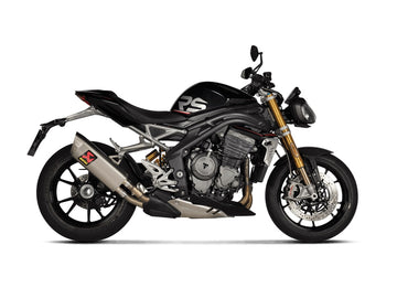 TRIUMPH Speed Triple 1200 RS - (2021-2024) Akrapovic Titanium Silencer Slip-On Kit - Road Legal