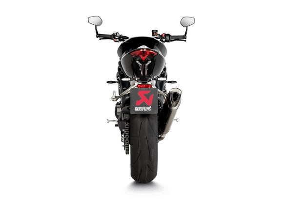 TRIUMPH Speed Triple 1200 RR - (2021-2024) Akrapovic Titanium Silencer Slip-On Kit - Road Legal
