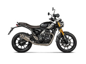 TRIUMPH Speed 400 - (2024-2026) Akrapovic Titanium Silencer Slip-On Kit - Road Legal