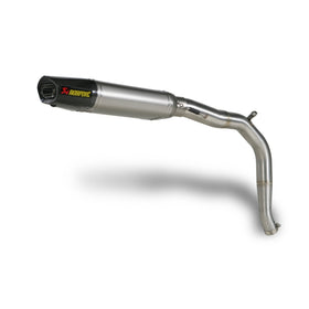 TRIUMPH Daytona 675 R - (2011-2012) Akrapovic Titanium Silencer Slip-On Kit - (Carbon Outlet Cap) - Road Legal Removable Baffle