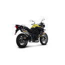 TRIUMPH Tiger 800 XC / XR - (2015-2016) Akrapovic Titanium Silencer Slip-On Kit - Hexagonal - Road Legal Removable Baffle