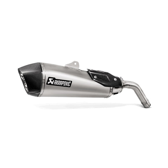 TRIUMPH Tiger 800 XC / XR - (2017-2020) Akrapovic Titanium Silencer Slip-On Kit - Road Legal