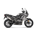 TRIUMPH Tiger 800 XC / XR - (2017-2020) Akrapovic Titanium Silencer Slip-On Kit - Road Legal