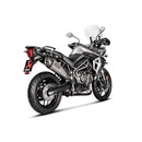 TRIUMPH Tiger 800 XC / XR - (2017-2020) Akrapovic Titanium Silencer Slip-On Kit - Road Legal