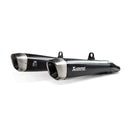 TRIUMPH Street Twin / Street Cup (900cc) - (2019-2020) Akrapovic Titanium Twin Silencer Slip-On Kit - Road Legal