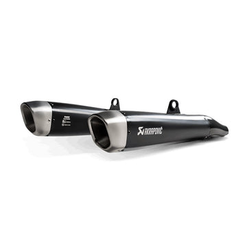 TRIUMPH Street Twin / Street Cup (900cc) - (2019-2020) Akrapovic Titanium Twin Silencer Slip-On Kit - Road Legal