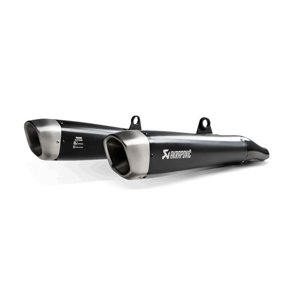 TRIUMPH Street Twin / Street Cup (900cc) - (2019-2020) Akrapovic Titanium Twin Silencer Slip-On Kit - Road Legal