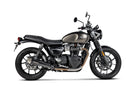 TRIUMPH Street Twin / Street Cup (900cc) - (2019-2020) Akrapovic Titanium Twin Silencer Slip-On Kit - Road Legal