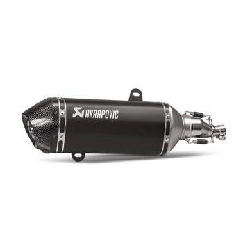 VESPA GTS125ie Super - (2017-2020) Akrapovic SP Titanium Slip-On Kit - Not Compatible With Rear Side Protector kit - Road Legal