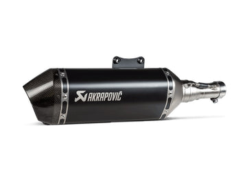 VESPA Sprint 125 3v - (2021-2022) Akrapovic SlipOn Kit, Black Hexagonal Silencer - Road Legal