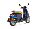 VESPA Primavera 125ie 3v - (2021-2022) Akrapovic SlipOn Kit, Black Hexagonal Silencer - Road Legal