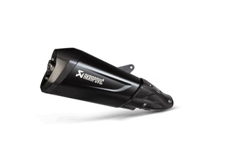 VESPA GTS300 HPE - (2021-2024) Akrapovic Stainless Slip-On Kit - Satin Black - Road Legal