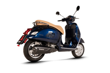 VESPA GTS300 HPE - (2021-2024) Akrapovic Stainless Slip-On Kit - Satin Black - Road Legal