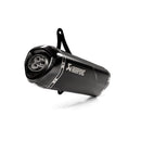 VESPA GTS300 HPE - (2019-2020) Akrapovic SP Titanium Slip-On Kit - Satin Black Finish - Not Compatible With Rear Side Protector kit - Road Legal
