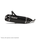 VESPA GTV250 - (2006-2020) Akrapovic SP Titanium Slip-On Kit - Satin Black Finish - Not Compatible With Rear Side Protector kit - Road Legal Removable Baffle