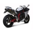 YAMAHA YZF-R1 - (2009-2014) Akrapovic Carbon Silencer Slip-On Kit - (Carbon Outlet Caps) - Road Legal Removable Baffle